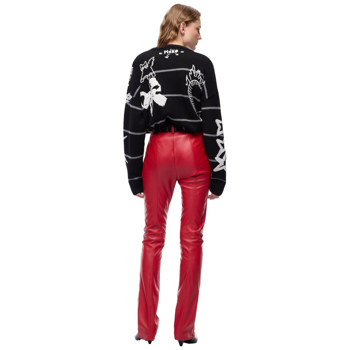 Maglie Donna Pinko - Nuova Andros Maglia Cordonetto - Nero