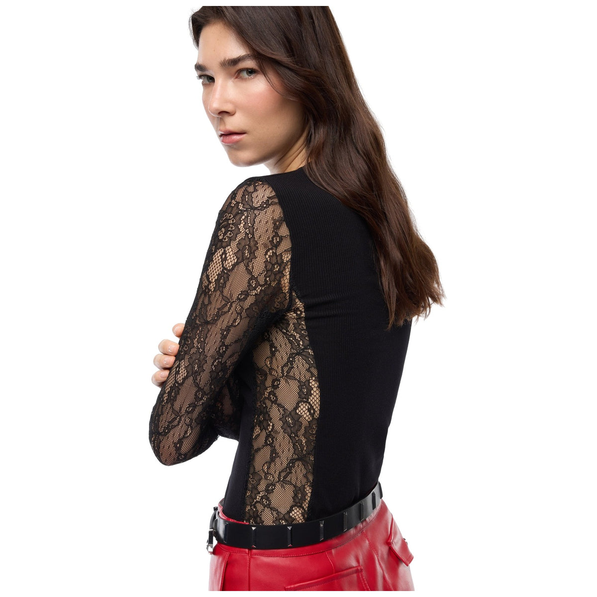T-shirt Donna Pinko - Fucecchio T-Shirt Costina Lana - Nero