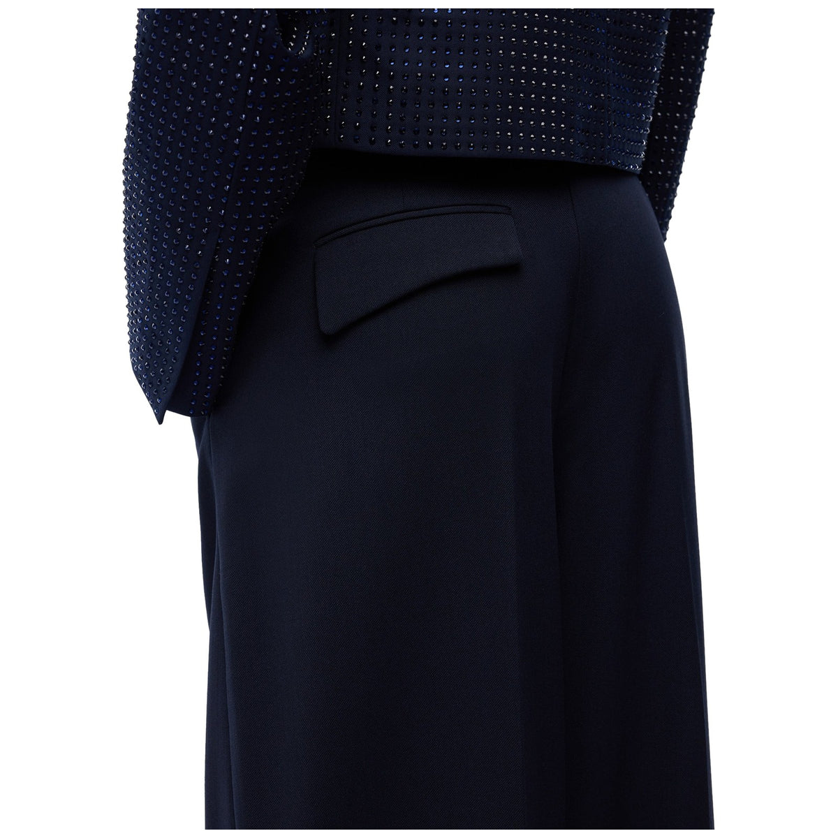 Pantaloni Donna Pinko - Balbino Pantalone Diagonale Mi - Blu