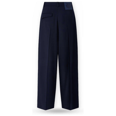 Pantaloni Donna Pinko - Balbino Pantalone Diagonale Mi - Blu