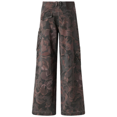 Pantaloni Donna Pinko - Haiku Pantalone Cotone Stampat - Verde