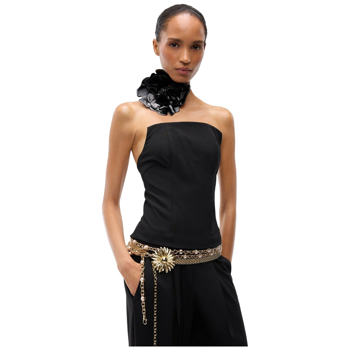 Vestiti casual Donna Pinko - Espace Tuta Tecnico Bistretch - Nero