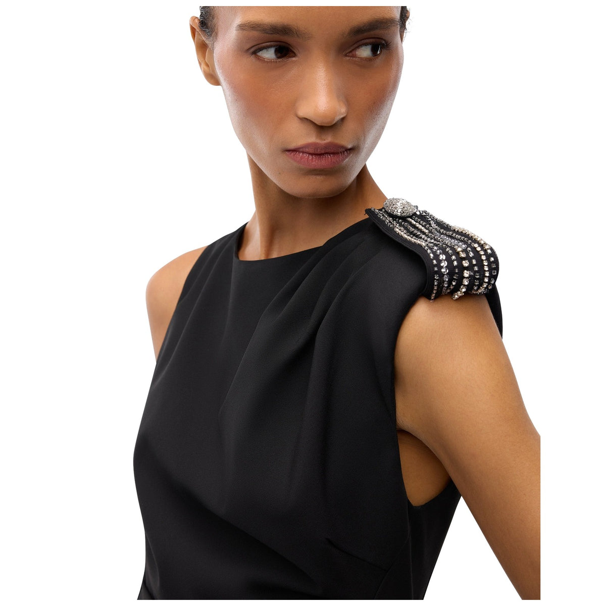 Vestiti casual Donna Pinko - Ulysse Abito Tecnico Bistretch - Nero