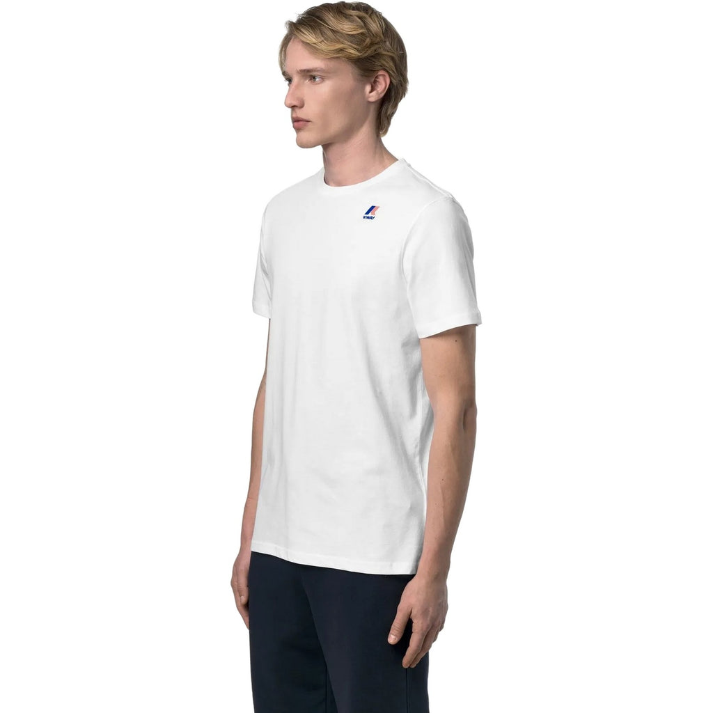 T-shirt Uomo K-Way - Leonide - Bianco-Gianni Foti