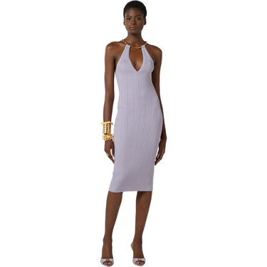 Vestiti casual Donna Elisabetta Franchi - Abito di maglia - Lilla di Elisabetta Franchi su Gianni Foti