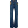 Pantaloni Donna Elisabetta Franchi - Pantalone mod. jeans - Blu