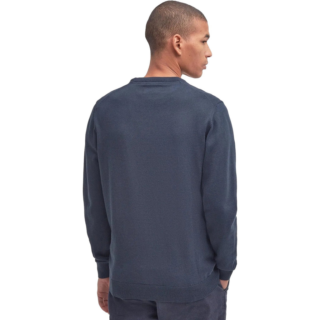 Maglioni Uomo Barbour - Pima Cotton Crew - Blu-Gianni Foti