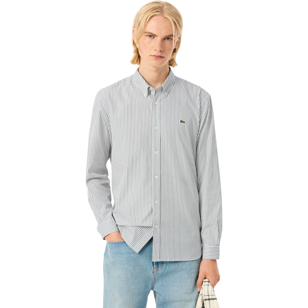 Camicie casual Uomo Lacoste - Camicia - Grigio-Gianni Foti