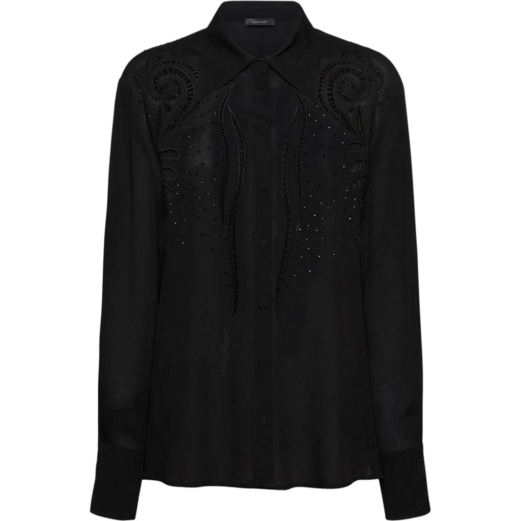Bluse e camicie Donna Elena Miro' - Camicia - Nero-Gianni Foti