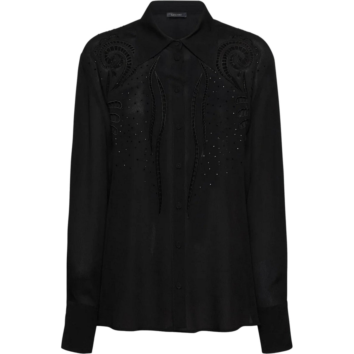 Bluse e camicie Donna Elena Miro' - Camicia - Nero-Gianni Foti