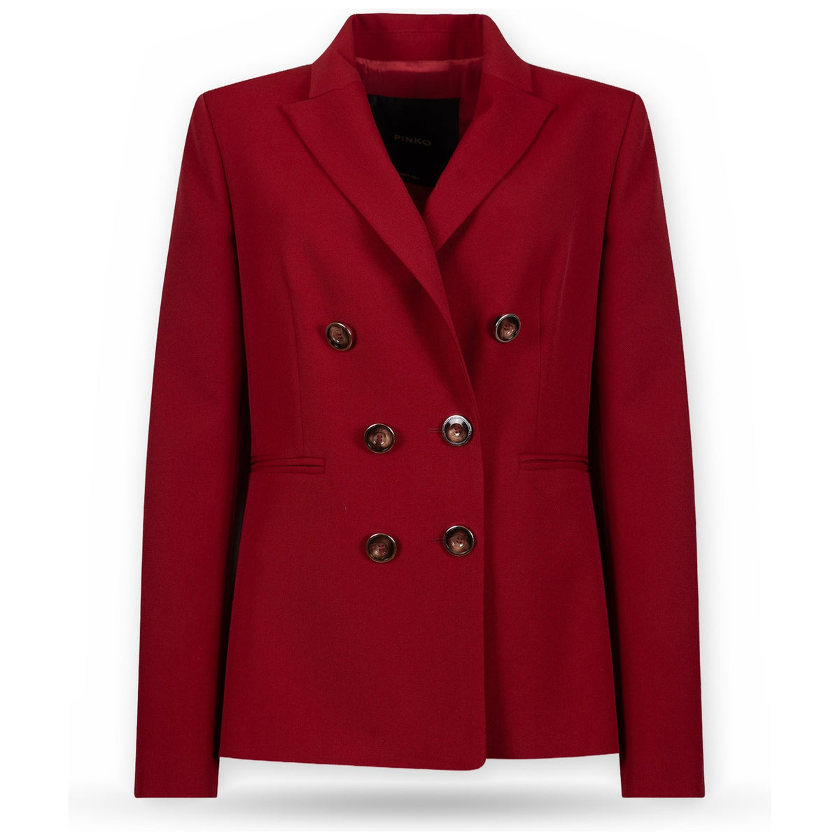 Giacche Donna Pinko - Alexia Giacca Crepe Poly Visco - Rosso