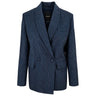 Giacche Donna Pinko - Deledda Giacca Tinto Filo Full - Blu Iride