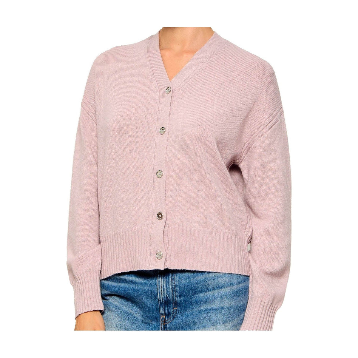 Cardigan Donna Pinko - Vienna Cardigan 90 Lana 10 Cas - Viola Ghiaccio