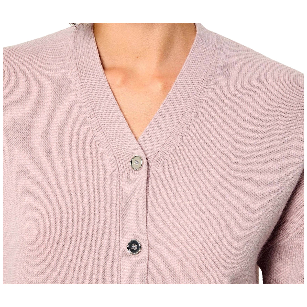 Cardigan Donna Pinko - Vienna Cardigan 90 Lana 10 Cas - Viola Ghiaccio