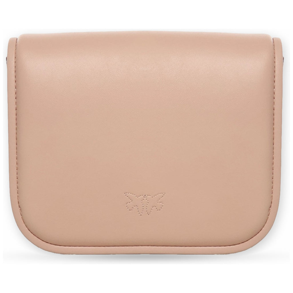 Borse a spalla Donna Pinko - Love Box Bag Fl Mini Nappa + V - Rosa