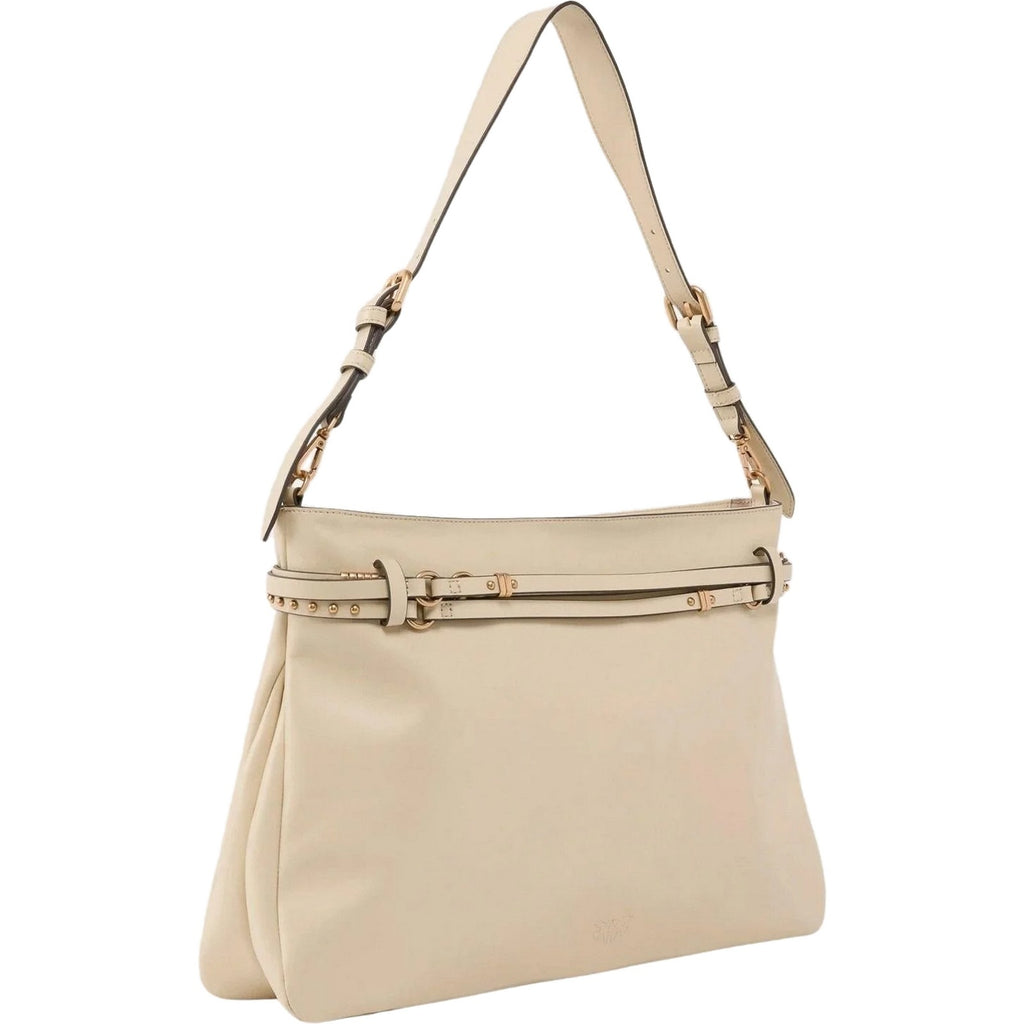 Borse a spalla Donna Pinko - Belt Bag Big Vitello Morbido - Beige