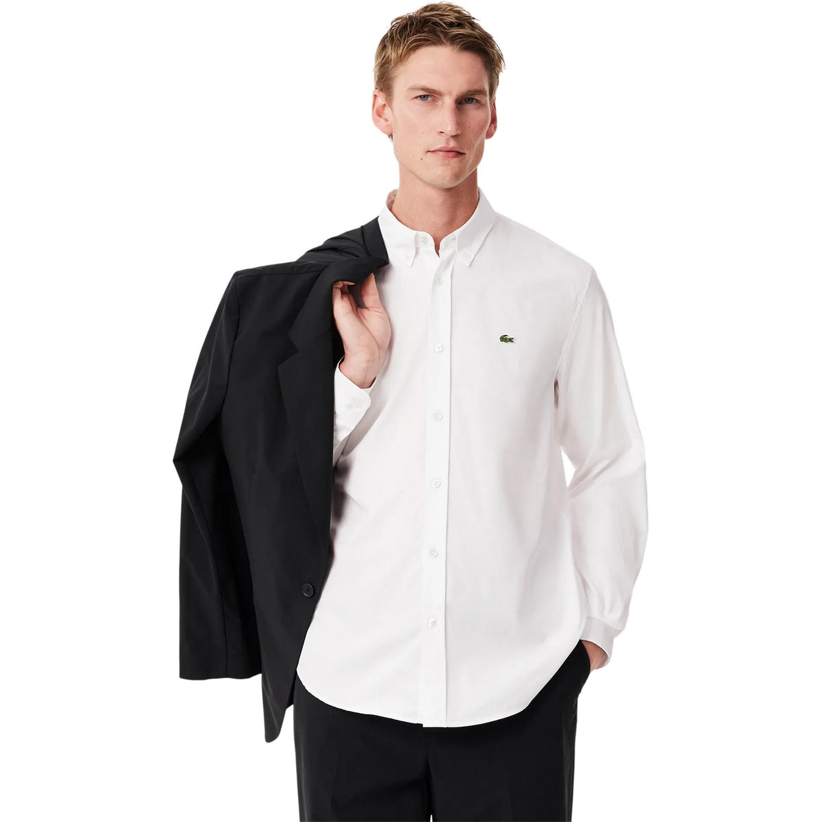 Camicie casual Uomo Lacoste - Camicia - Bianco-Gianni Foti