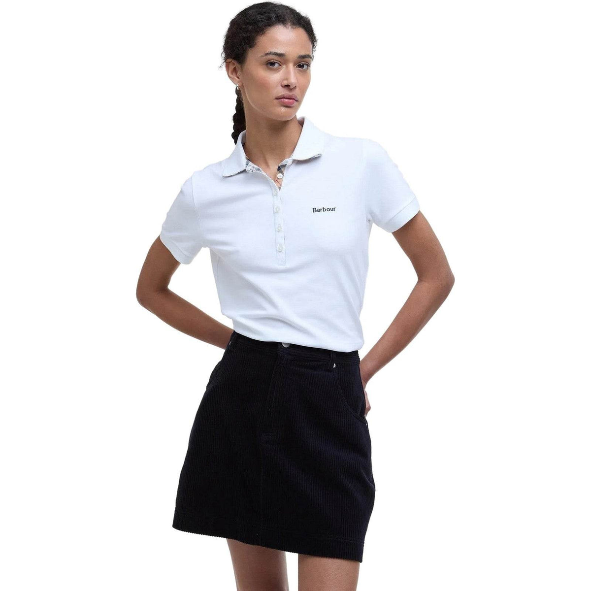 Canotte e top Donna Barbour - Portsdown Top - Bianco-Gianni Foti