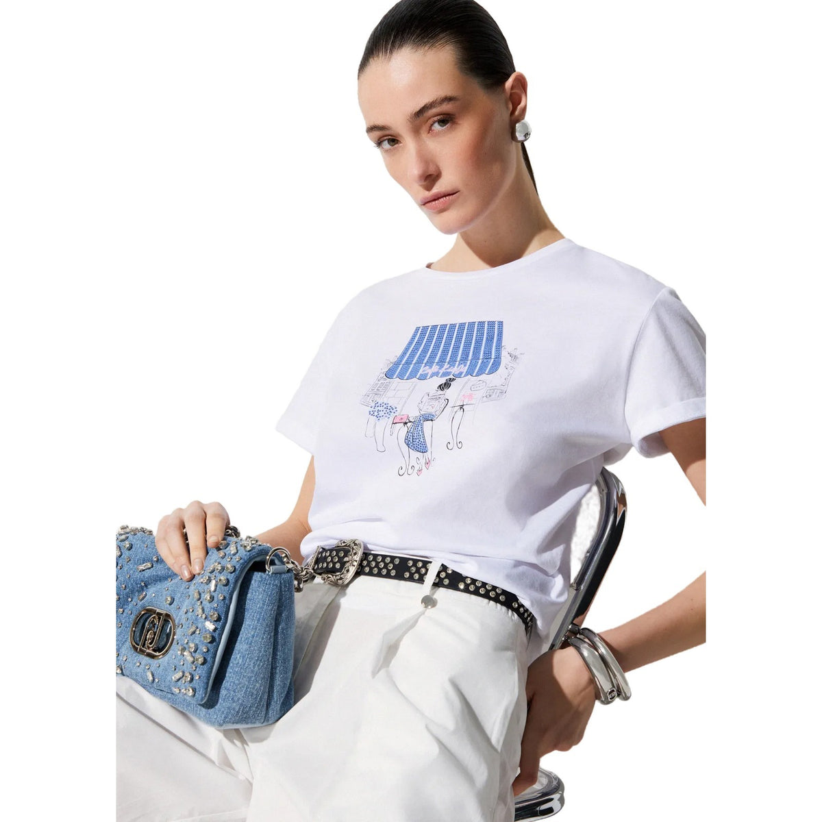 T-shirt Donna Liu Jo - T-Shirt - Marrone-Gianni Foti