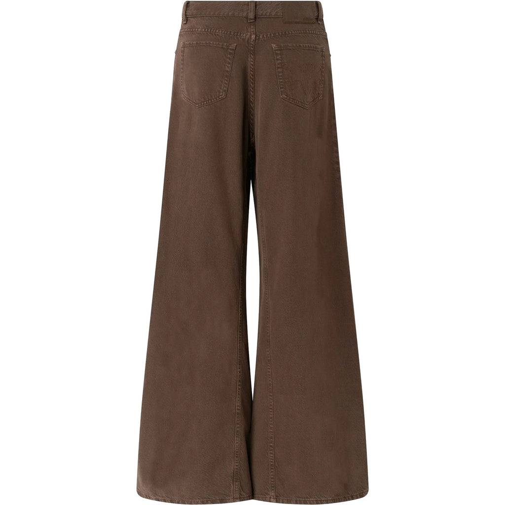 Pantaloni Donna Pinko - Winona Wide Leg Bull Slegato - Marrone