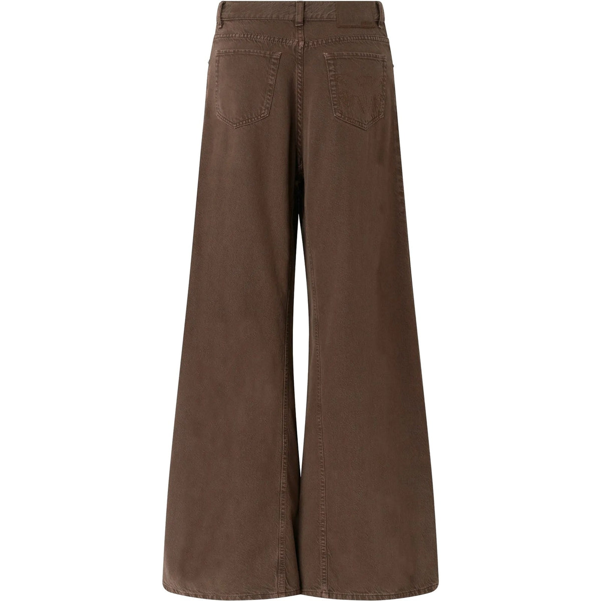 Pantaloni Donna Pinko - Winona Wide Leg Bull Slegato - Marrone