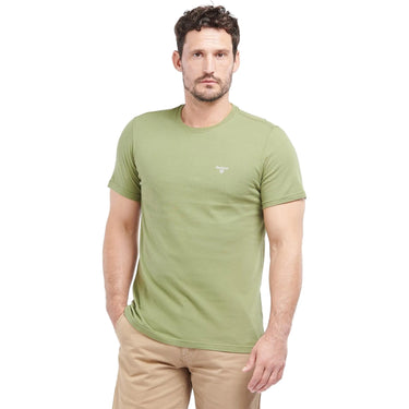 T-shirt Uomo Barbour - Essential Sports Tee - Verde-Gianni Foti