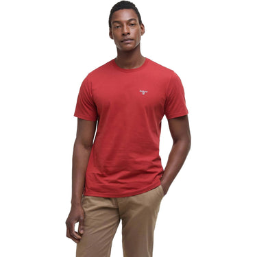 T-shirt Uomo Barbour - Essential Sports Tee - Rosso-Gianni Foti