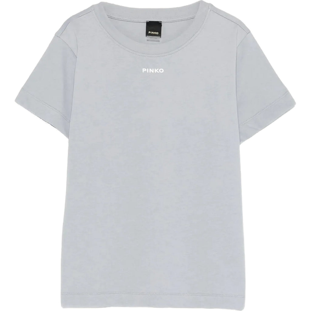 T-shirt Donna Pinko - Basico T-Shirt Jersey Logo Sta - Azzurro