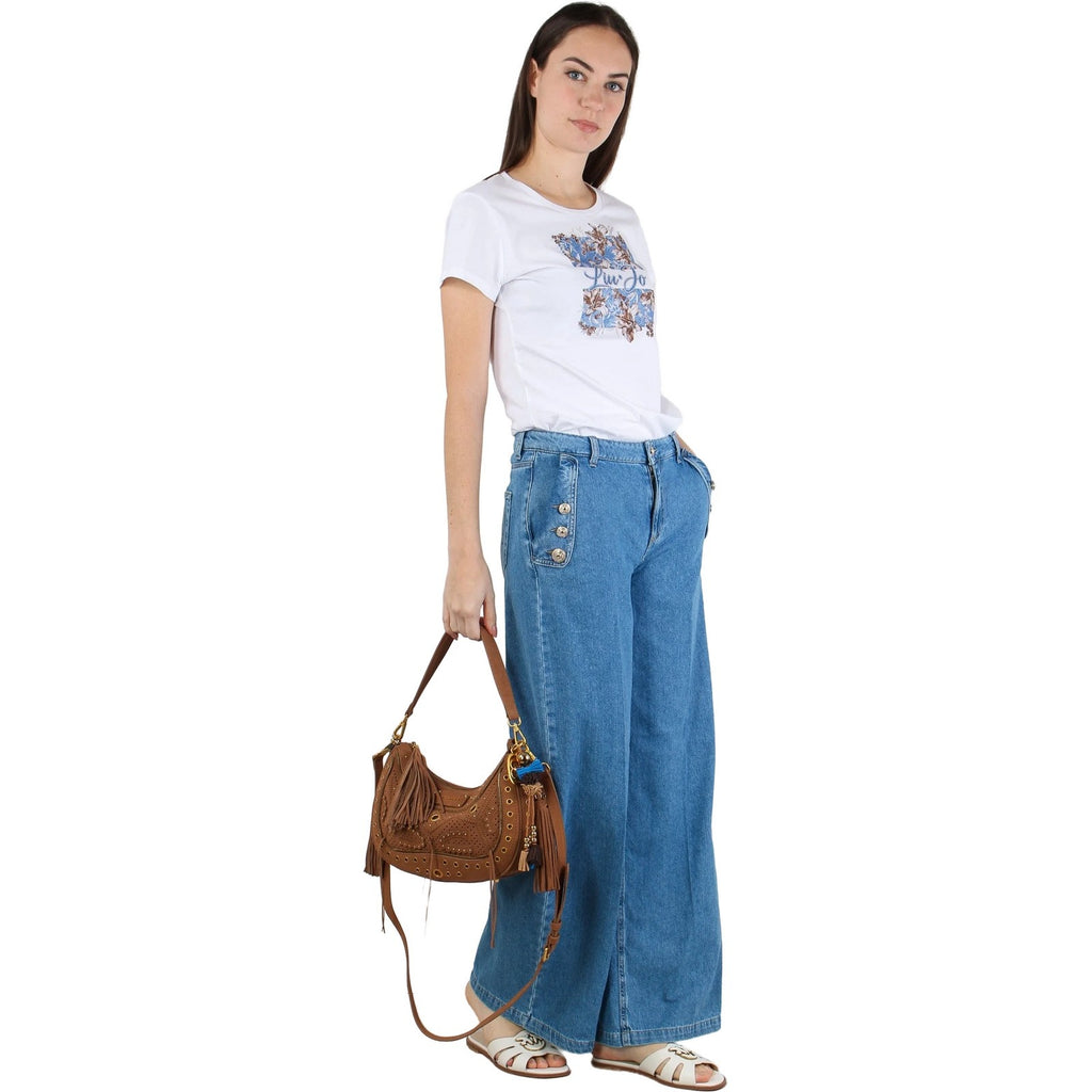 Pantaloni Donna Liu Jo - Pantalone denim - Blu-Gianni Foti