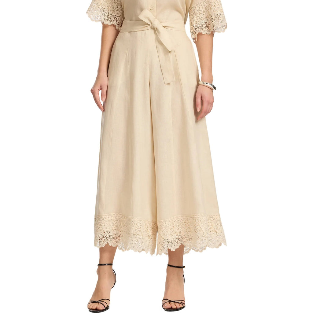 Pantaloni Donna Elena Miro' - Pantalone - Beige-Gianni Foti