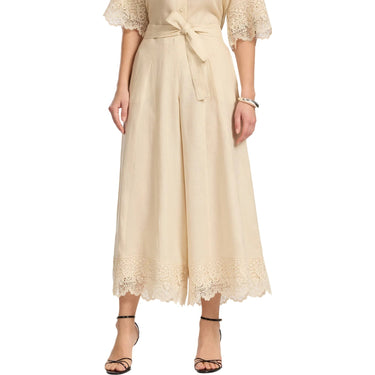 Pantaloni Donna Elena Miro' - Pantalone - Beige-Gianni Foti