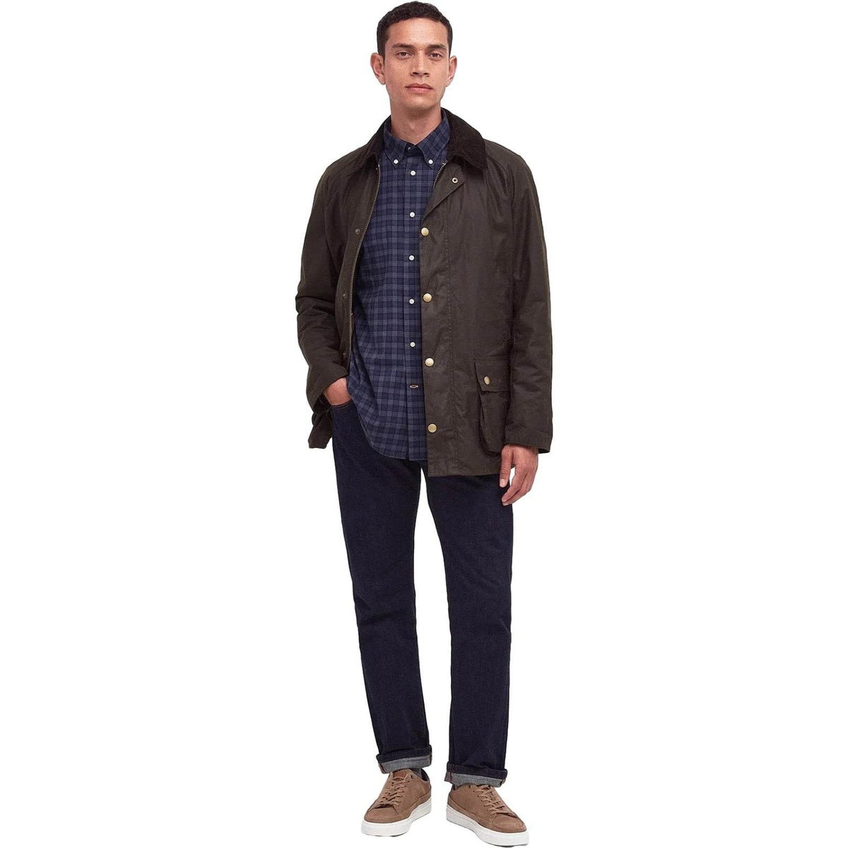 Giubbotti Uomo Barbour - Ashby Wax Jacket - Verde-Gianni Foti