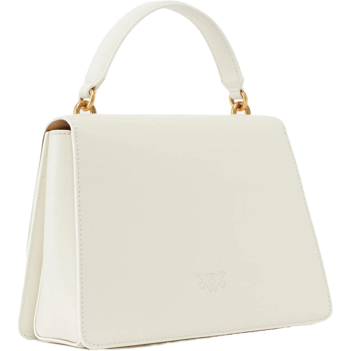 Borse a spalla Donna Pinko - Love One Top Handle Classic Li - Bianco