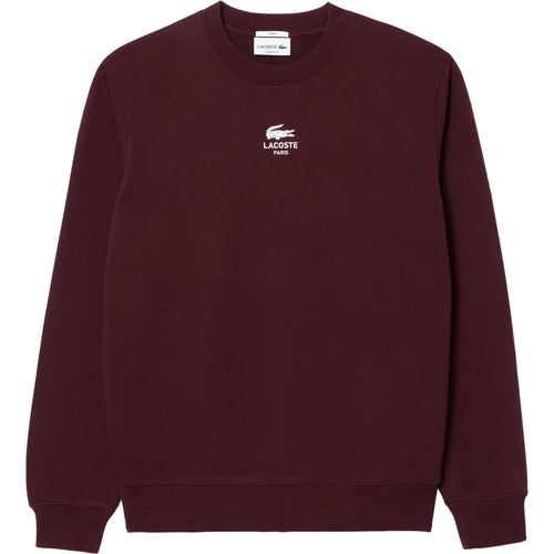 Felpe senza cappuccio Uomo Lacoste - Sweatshirt - Bordeaux