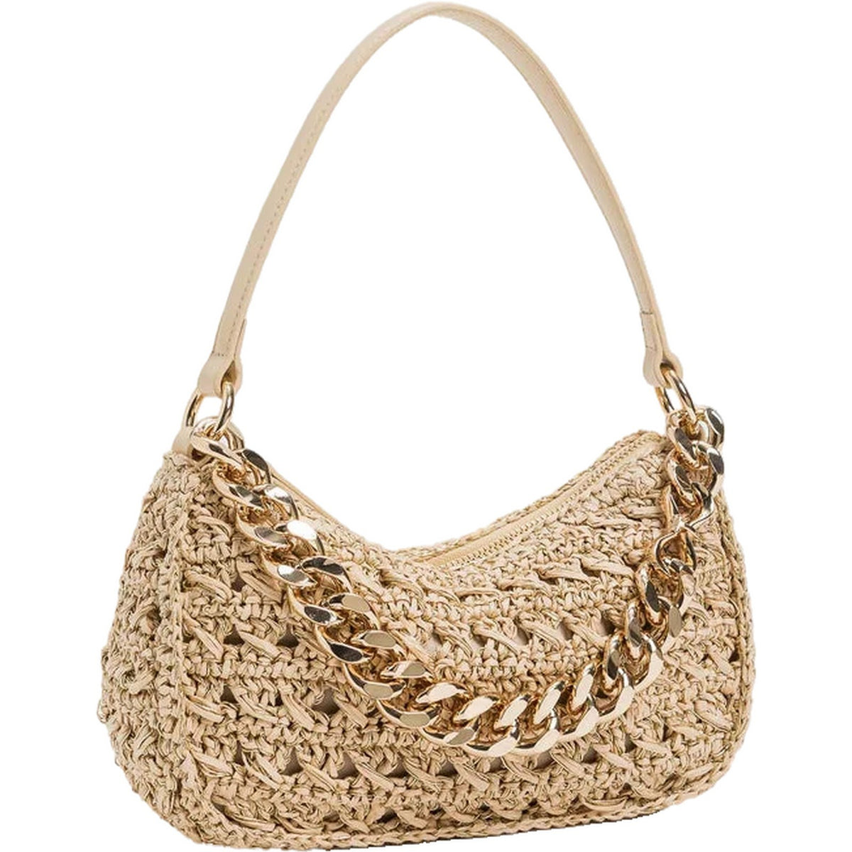 Borse a tracolla Donna Twinset - Tracolla Liliane Piccola Effetto Crochet C/Catena - Giallo