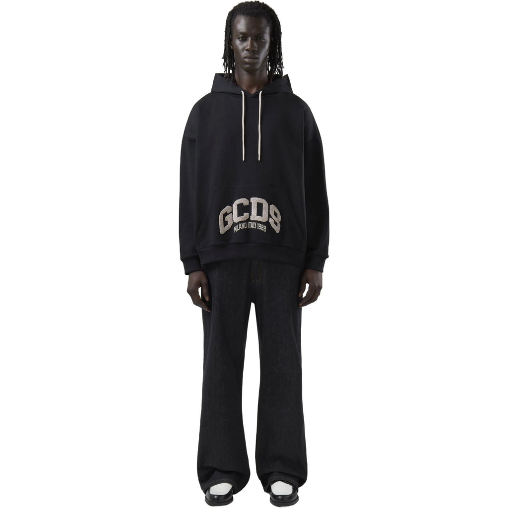 Felpe con cappuccio Uomo Gcds - Logo Lounge Hoodie - Nero