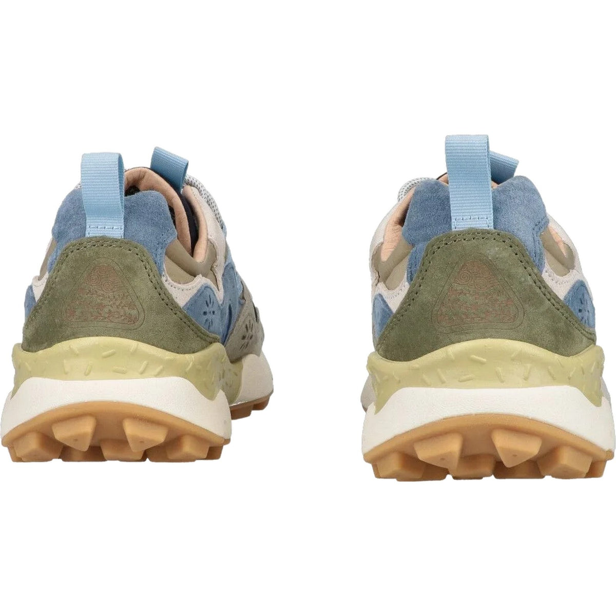 Sneaker Uomo Flower Mountain - Yamano 3 Man Suede/Nylon Navy-Blue-Kaki - Blu