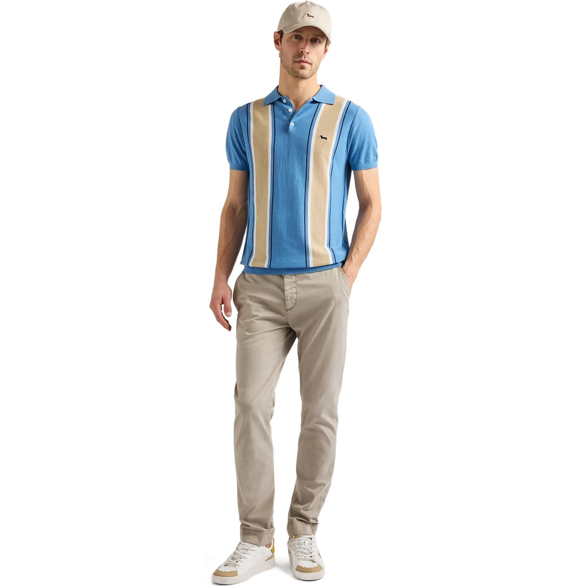 Polo Uomo Harmont & Blaine - Polo a righe - Bianco-Gianni Foti