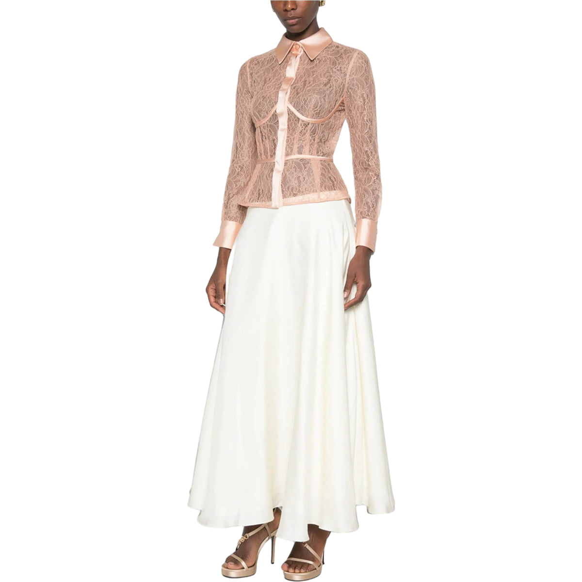 Camicie Donna Elisabetta Franchi - Camicia CA17966E2 - Cuoio