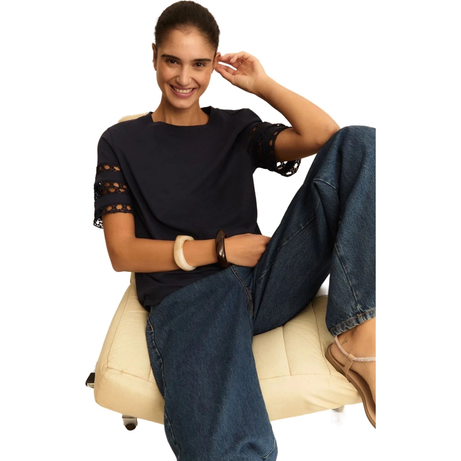 T-shirt Donna Emme - T-Shirt - Blu di Emme su Gianni Foti