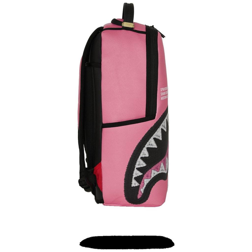 Zaini Casual Unisex Sprayground - Shark Central Pink Embroidered Shark Backpack - Rosa