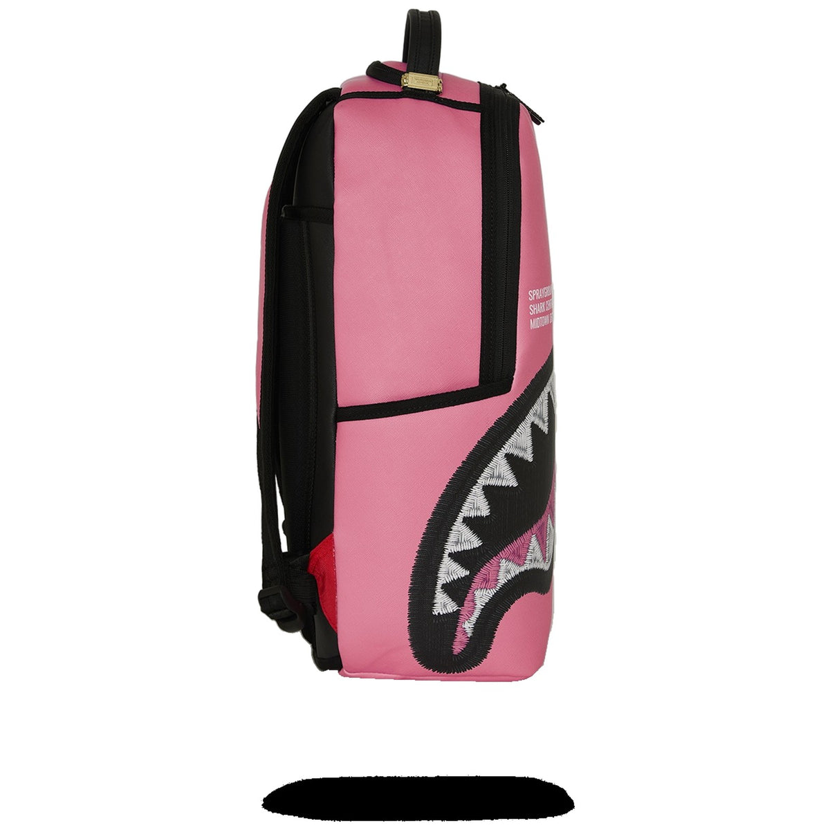 Zaini Casual Unisex Sprayground - Shark Central Pink Embroidered Shark Backpack - Rosa
