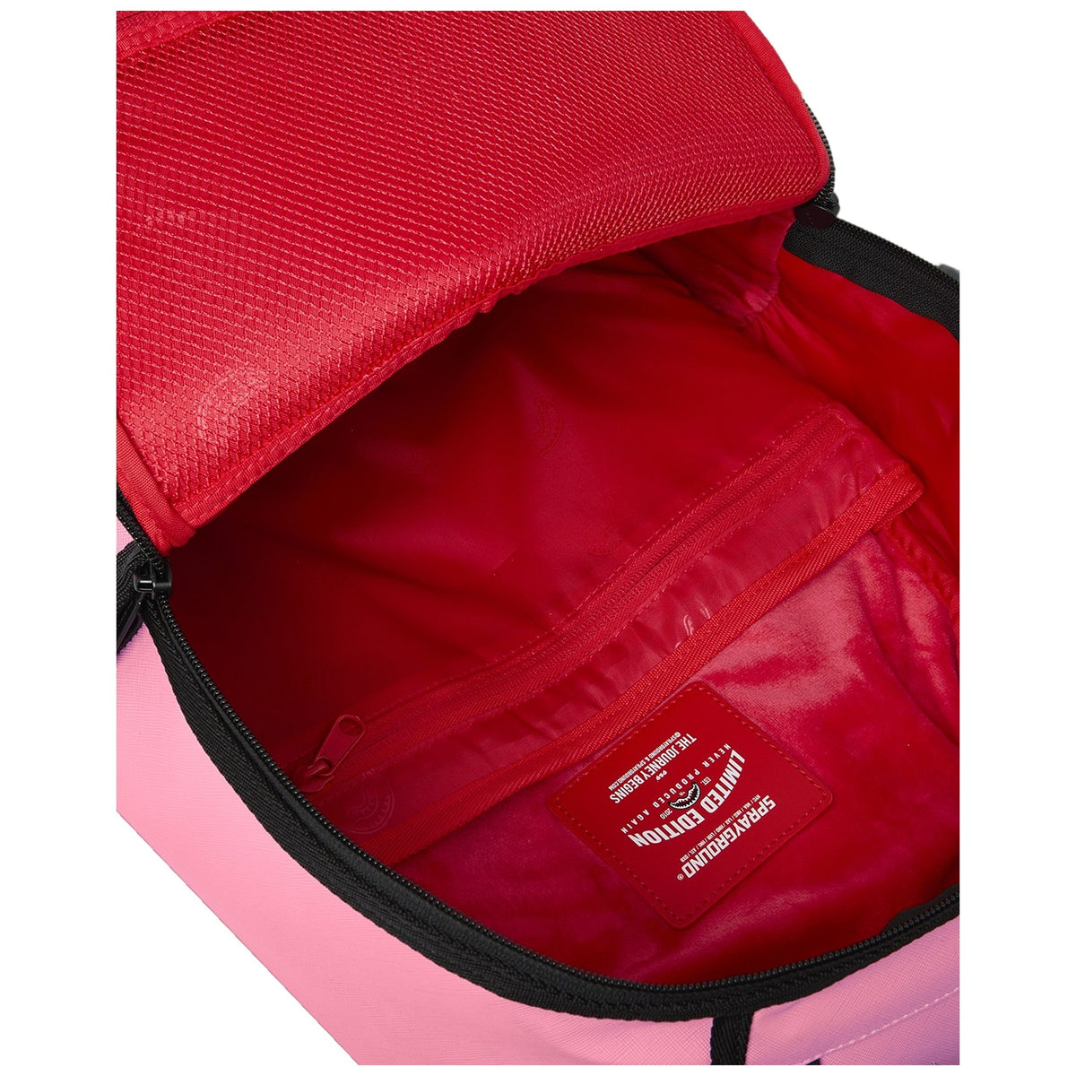 Zaini Casual Unisex Sprayground - Shark Central Pink Embroidered Shark Backpack - Rosa
