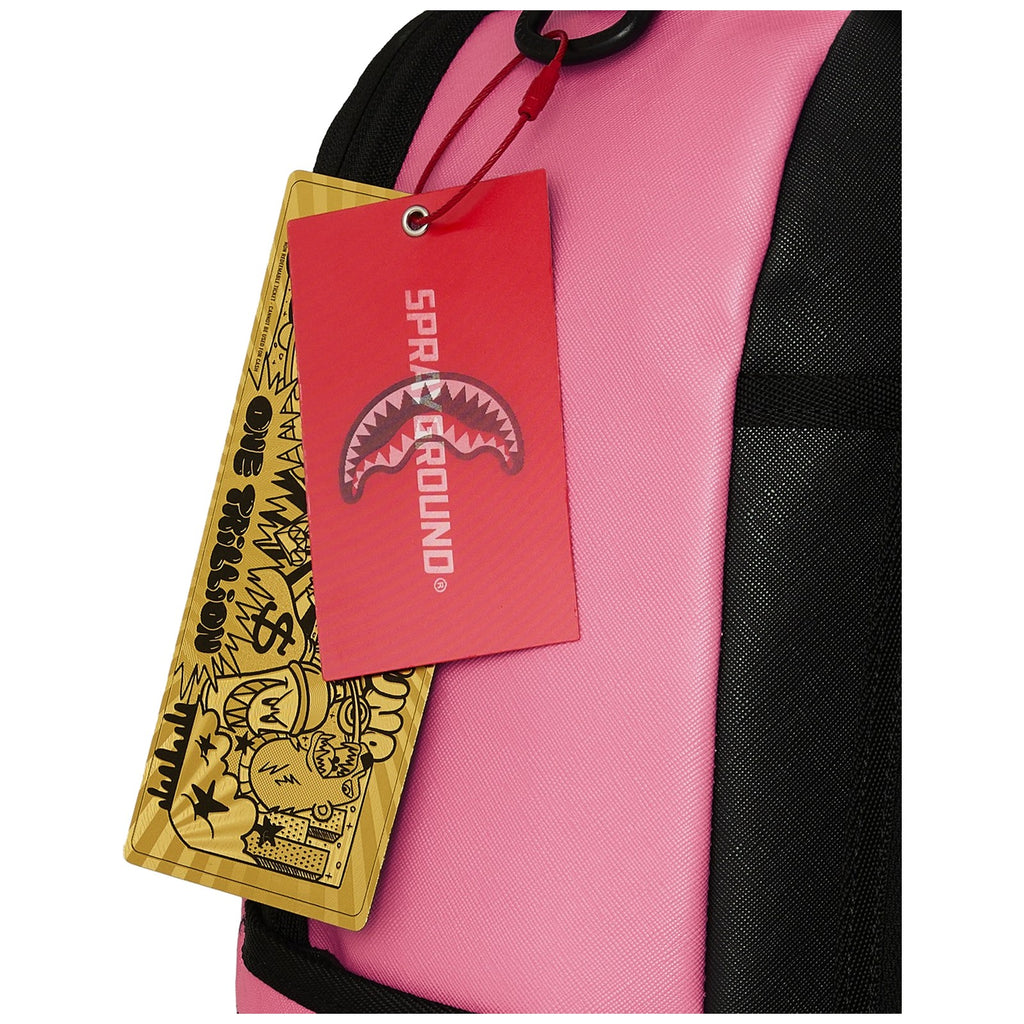 Zaini Casual Unisex Sprayground - Shark Central Pink Embroidered Shark Backpack - Rosa