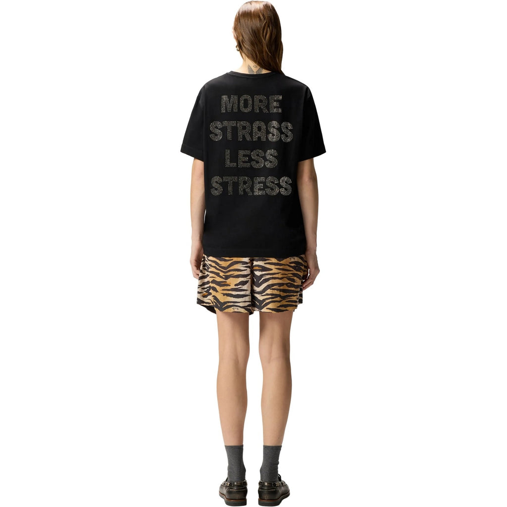 T-shirt Donna Pinko - Strepitoso T-Shirt Jersey Logo - Nero