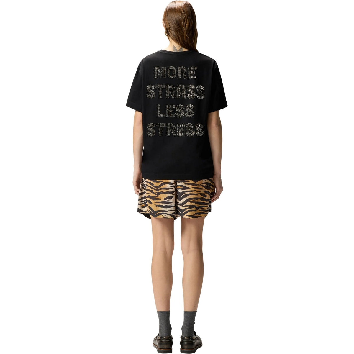 T-shirt Donna Pinko - Strepitoso T-Shirt Jersey Logo - Nero