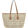 Borse a spalla Donna Gianni Chiarini - BORSA TESSUTO e PELLE - Panna