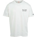 T-shirt Uomo Mc2 Saint Barth - Man Cotton T-Shrt With Front And Back Print/Emb - Bianco