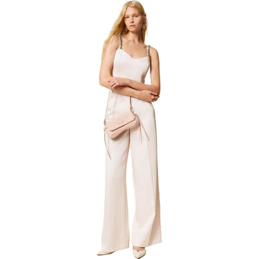 Pantaloni Donna Twinset - Pantalone Palazzo - Rosa-Gianni Foti