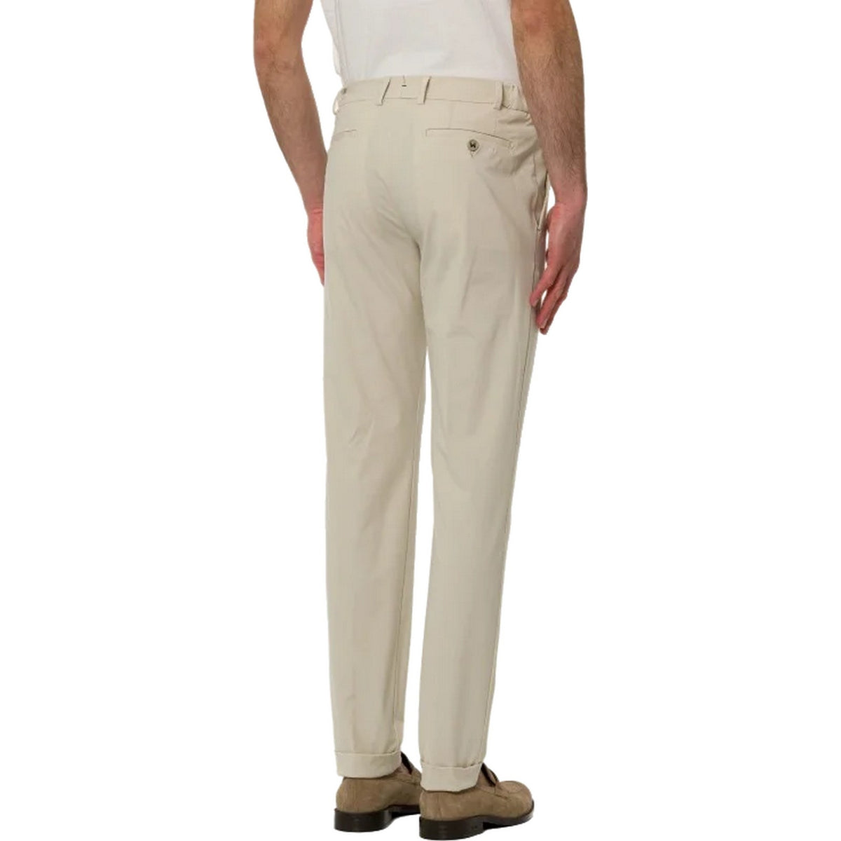 Pantaloni Uomo Berwich - Pantalone morello elix - Beige-Gianni Foti